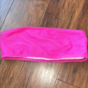 Magenta PrettyLittleThing bathing suit top